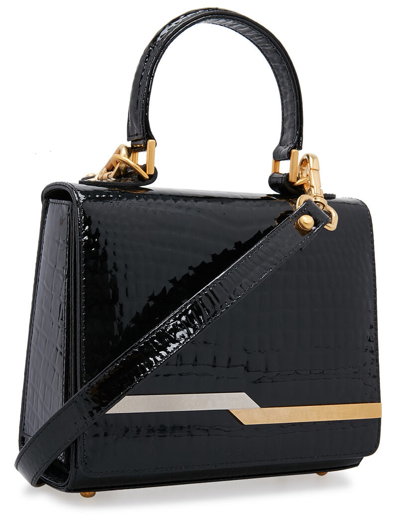 BEAU BOXBAG - shiny croc