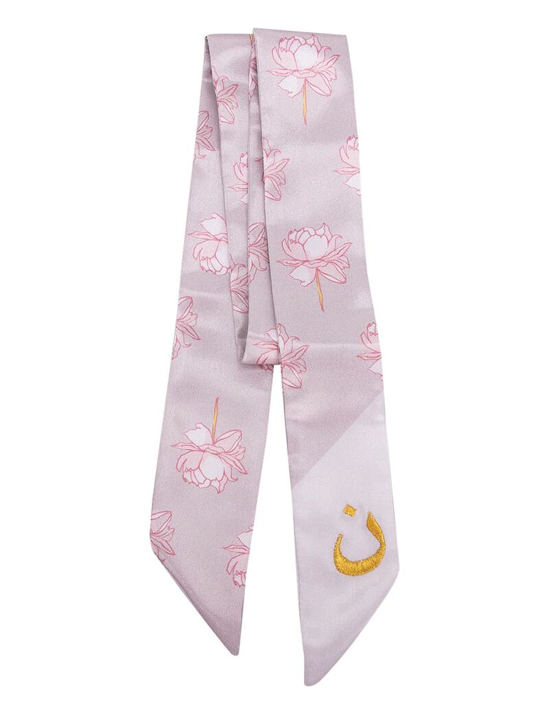 LETTER SCARF - N