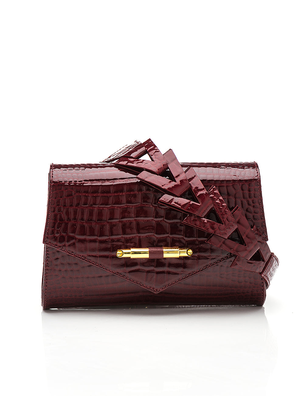 AMELIE BELT BAG - shiny croc