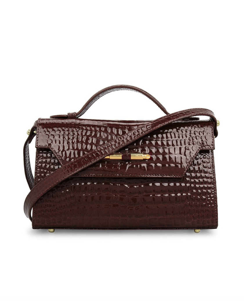 AMELIE POUCH - shiny croc