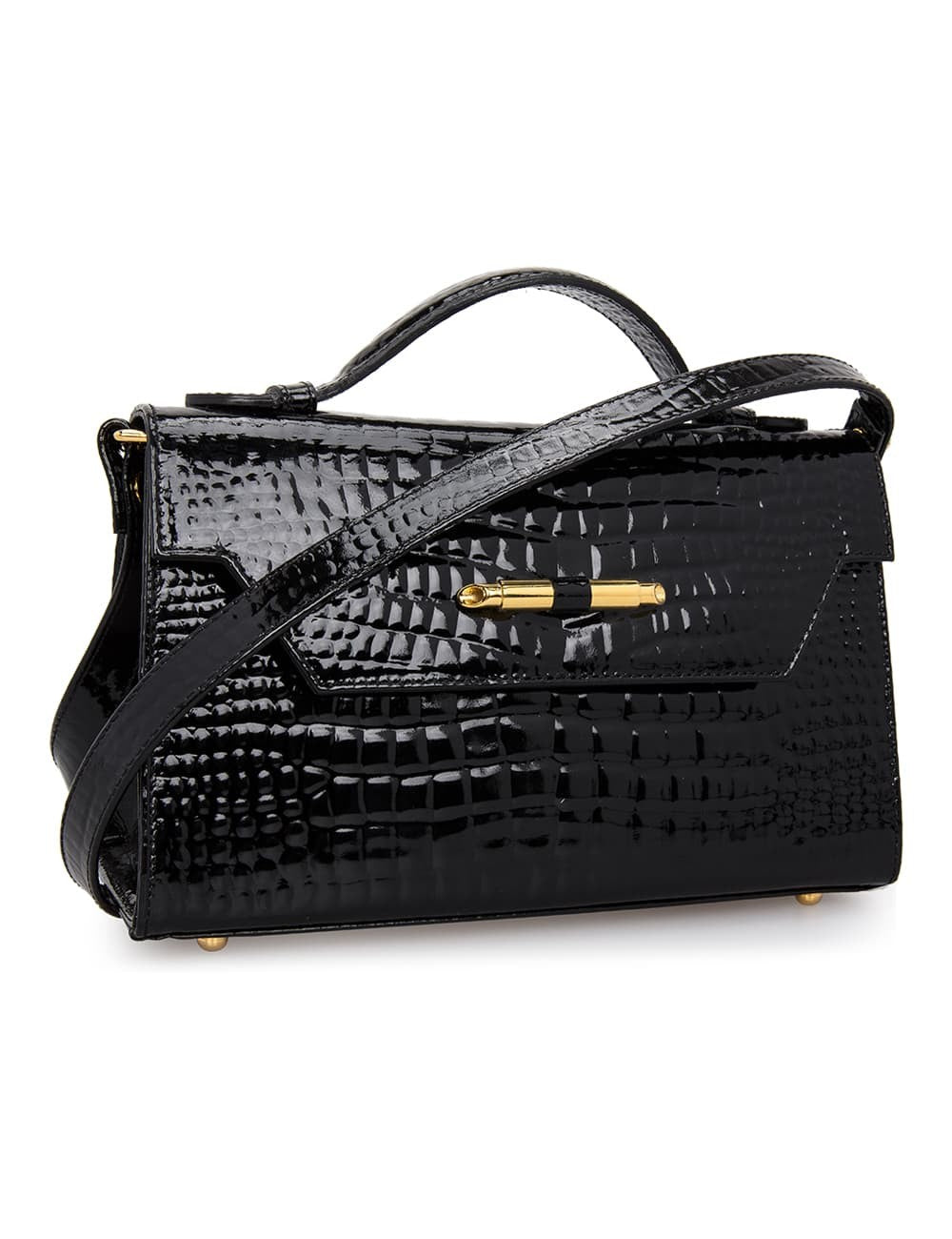 AMELIE POUCH - shiny croc