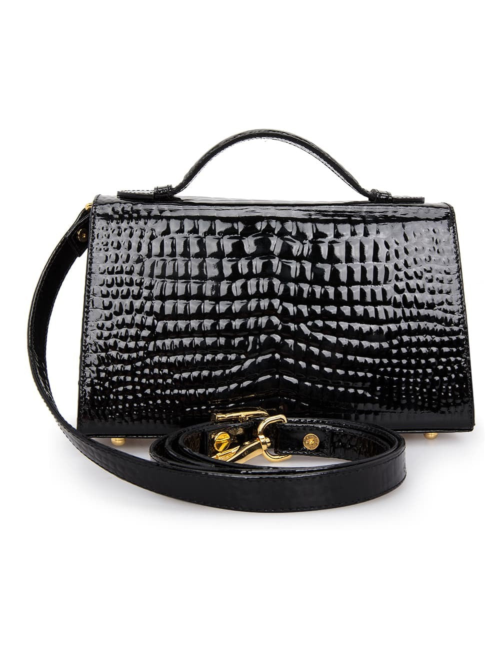 AMELIE POUCH - shiny croc