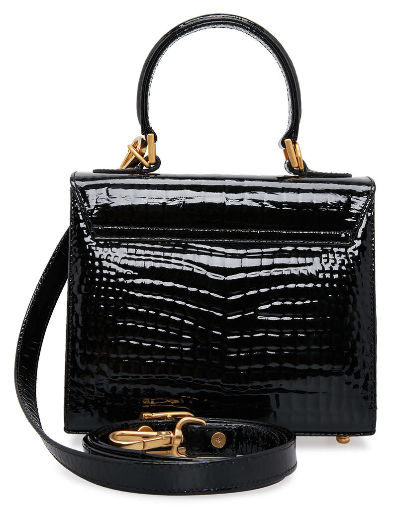 BEAU  BOXBAG - shiny croc