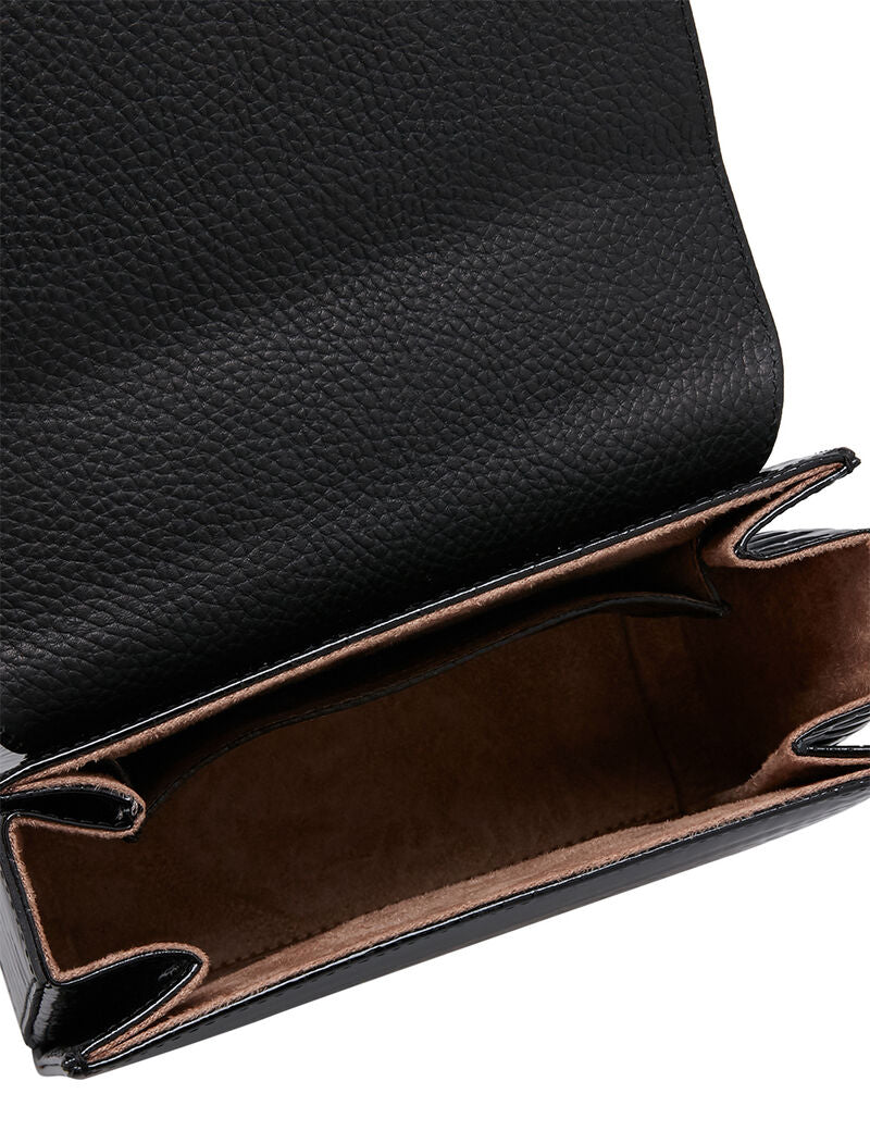 BEAU  BOXBAG - shiny croc